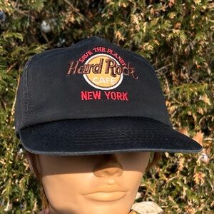 Vintage 90s Hard Rock Cafe New York 🇺🇸 snapback dad grandpa cap hat baseball